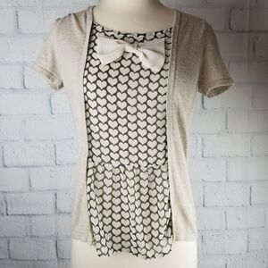 next Petites Bowtie Knit Shirt.